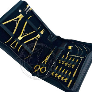 Kit de herramientas para extensiones de cabello de salón, alicates de acero inoxidable, gancho para tirar, aguja, clips, hilo y anillos para una aplicación fácil - Product Image 6