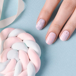 Tiras de Gel para uñas #45772, pegatinas de uñas de Gel, arte de uñas fácil, conejo de dibujo con patrón de puntos, hecho en Corea, oem odm - Product Image 6