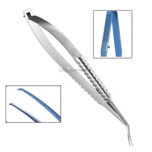 Juego de Instrumentos Oftálmicos de Aleación de Titanio, Pinzas Oftálmicas, Implantes Denticulares para Capsulorrexis Inamura DI-ESIS2020, Acero Inoxidable - Product Image 3