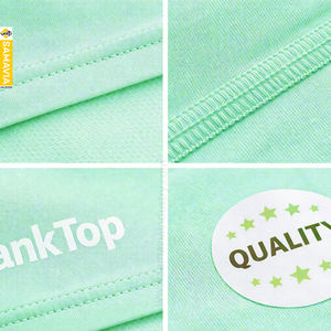 SAMAVIA Industry - Camisetas de Tirantes Cortas de Punto para Mujer con Estampado Digital |   Logotipo Personalizado en Tela Spandex/Poliéster de 220 g/m², Venta al Por Mayor para Pedidos al Mayoreo - Product Image 5