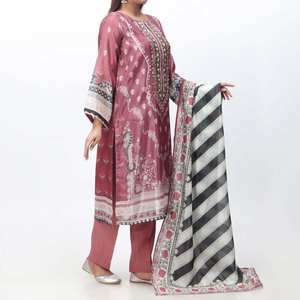 PW3204สูทเบลเซอร์ผ้าไหมพู่ประดับสำหรับผู้หญิง3ชิ้น - Product Image 2