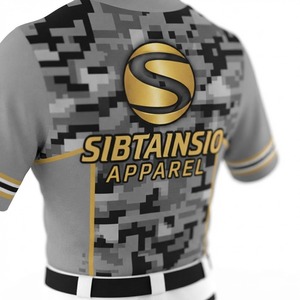 Tenues de baseball et de softball entièrement imprimées, 100 % polyester, ensemble de vêtements de sport, nom et numéro personnalisés, respirantes - Product Image 3