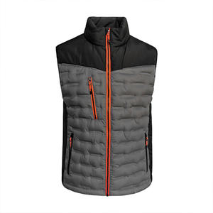 Gilet matelassé léger en laine personnalisable pour homme – Veste sans manches décontractée et respirante pour l'hiver - Product Image 1