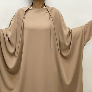 Custom Made Modest Long Sleeve <b>Islamic</b> Clothing-Embroidered Women's Abaya Dress Wholesale Available Traditional Muslim Apparel - Product Image 3