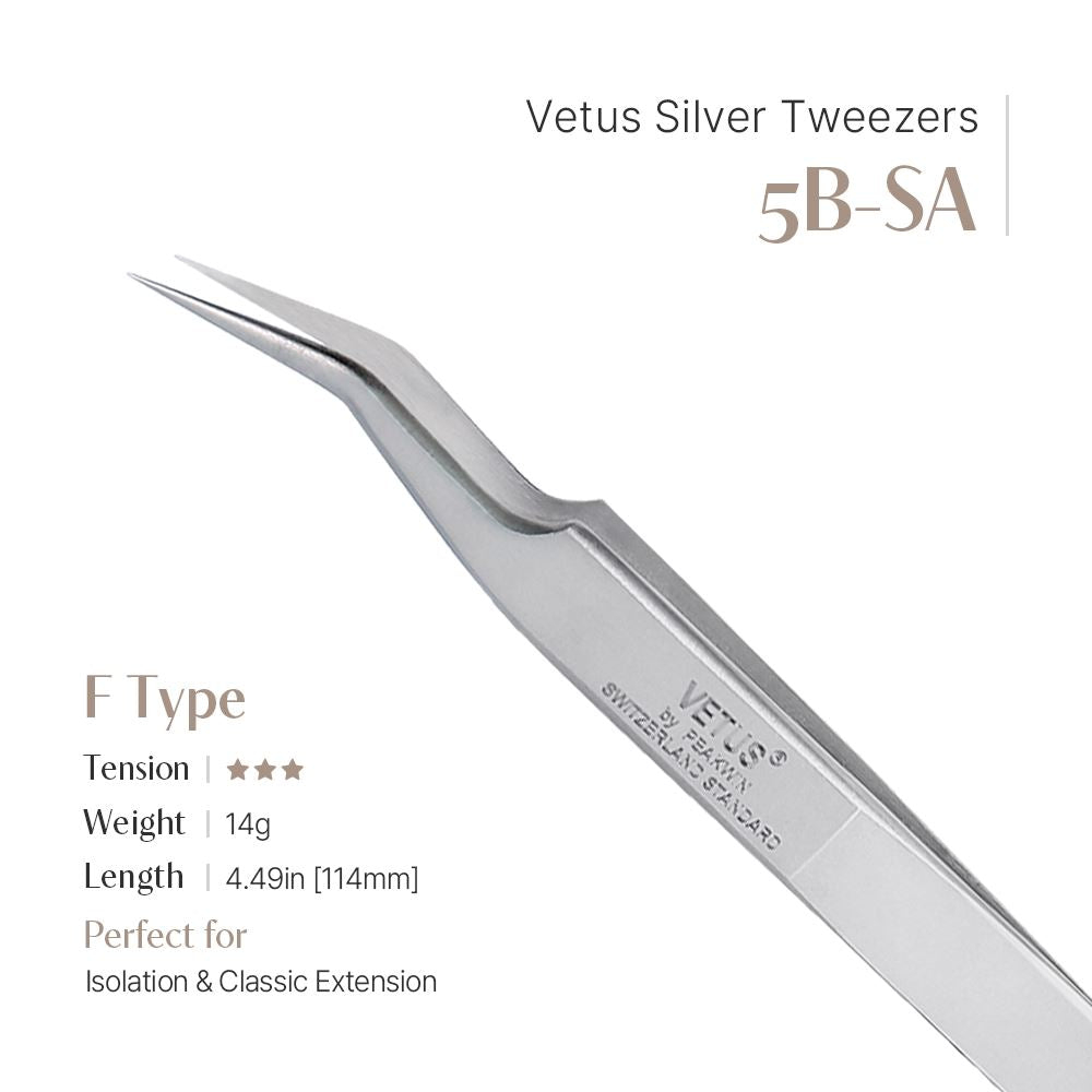 Curved tweezer [5B-SA]