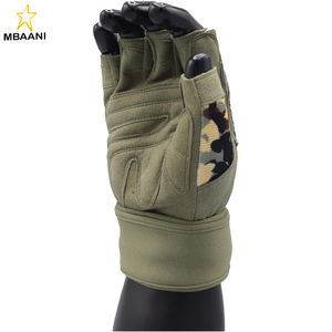 Guantes de Levantamiento de Pesas para Hombre, Guantes de Entrenamiento con Soporte para Muñeca, Guantes sin Dedos para Ejercicio en Gimnasio - Product Image 3