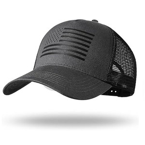 Wholesale Manufacturer 5-Panel Mesh Trucker Caps Casual Plain Solid Color Adjustable Breathable <b>Summer</b> Sports Caps For Adults - Product Image 5