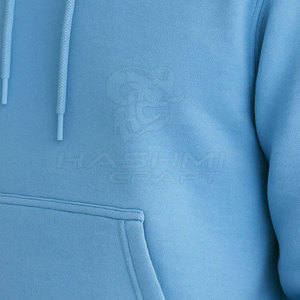 เสื้อฮู้ดดี้ผู้ชายสีพื้นทันสมัย ผ้าคอตตอนผสม พร้อมเชือกปรับได้ที่ฮู้ดและด้านในนุ่มสบาย เหมาะสำหรับสตรีทแวร์ - Product Image 6