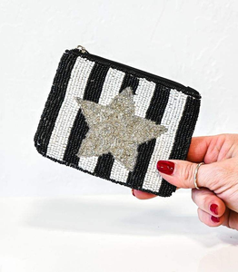 Mini Zipper Bag Handmade With <b>Cute</b> Beaded Embroidery Beautiful Fancy Luxury Trendy Fashionable Stylish New Design - Product Image 1