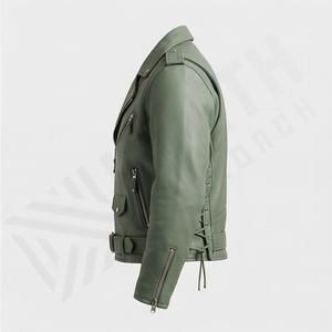 Veste de moto en cuir véritable pour homme de qualité supérieure, nouvelle arrivée, vestes de moto d'hiver, protections amovibles, personnalisables - Product Image 3