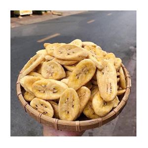 Chips de banane tropicales frites sous vide, goût naturel, emballage en vrac - Product Image 1