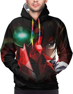 Sudadera con capucha de cuerpo completo para hombre, con estampado 3D de anime, estilo hip hop urbano, sudadera de invierno personalizada, talla grande, poliéster de alta calidad - Product Image 1