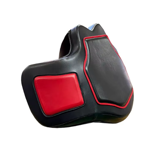 Protège-poitrine avec accents rouges, équipement de protection de boxe résistant à l'usure, équipement d'entraînement d'arts martiaux unisexe - Product Image 4