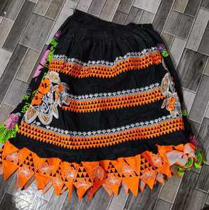 Custom Summer Fashion Ladies <b>Mini</b> Skirt - Indian Vintage Silk Sari Skirt Dress Hawaiian Ball Party Design Women's Casual 2026 - Product Image 5