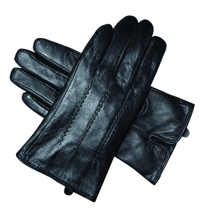 Mens Winter PU Leather Plain Wrist-Length Warm Thermal Women Touchscreen <b>Driving</b> <b>Gloves</b> with Lining - Product Image 1