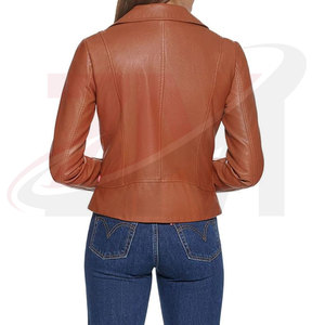 Chaqueta de cuero para mujer de alta calidad del mejor proveedor en diferentes tallas, venta directa de fábrica, chaqueta de cuero para mujer - Product Image 4