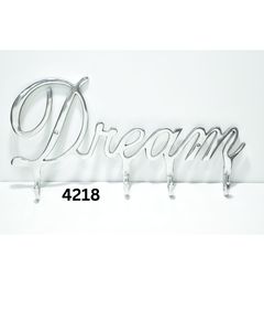 High Quality Dream Word <b>Wall</b> <b>Hook</b> Decorative Aluminum <b>Key</b> Holder for Entryway & Bedroom Available for Bulk Quantity - Product Image 3