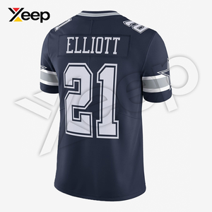 เสื้อฟุตบอลอเมริกัน XEEP รุ่นปรับแต่งได้ XC-AFU-19 สำหรับผู้ชาย เนื้อผ้าโพลีเอสเตอร์น้ำหนักเบา ระบายอากาศได้ดี พิมพ์ลายด้วยเทคโนโลยีฮีททรานเฟอร์ ประสิทธิภาพสูง - Product Image 2