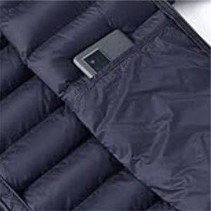 Veste matelassée imperméable de style camouflage de luxe avec broderie, emballage personnalisé, fournisseur en gros en Europe - Product Image 5