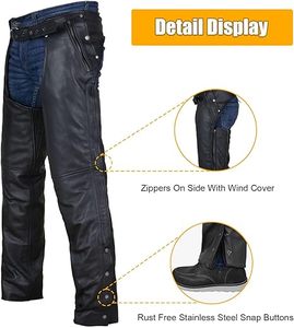 Cuissardes en cuir pour hommes et femmes – Cuir de vachette pleine fleur de qualité supérieure, logo personnalisé, cuissardes noires pour hommes, haute qualité - Product Image 2