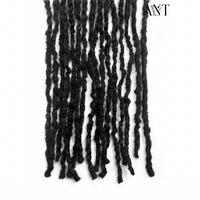 Dreadlock Sintetici a Doppia Estremità Effetto Naturale Morbido e Voluminoso, Extension per Capelli all'Uncinetto per Donne