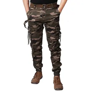 Men Outdoor Multi Pockets Trousers Combat Tactical Hunting Cargo Pants Men