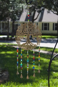 Decorative Metal <b>Tree</b> Hanging Sun Catcher Suitable For Garden Porch Balcony And Outdoor Decoration Handcrafted From India - Product Image 2
