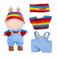 Vêtements de poupée portables, chemises, hauts, accessoires personnalisés, figurine en boîte mystère, mignons, décontractés, unisexes, haute qualité EN71