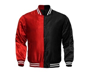 Blousons universitaires pour hommes grande taille 2026 de qualité supérieure, vierges, en gros, coloris rouge, noir et bleu Truetone - Product Image 2
