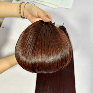 Precio al por mayor Ksix Cabello Virgen Vietnamita de Doble Trama en Color Marrón 100g con Empaque Estilo Negro - Product Image 3