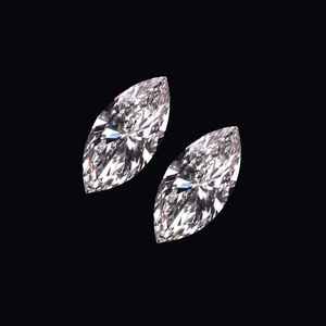 Par de Diamantes Cultivados en Laboratorio con Corte Marquesa de 0.50 a 2.00 Quilates, Certificados por IGI, Piedras Sueltas para la Fabricación de Joyas y Regalos - Product Image 2