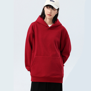 Sweat-shirt à capuche décontracté en coton tricoté pour homme, coupe oversize, blocs de couleur, manches classiques, style automne - Product Image 5