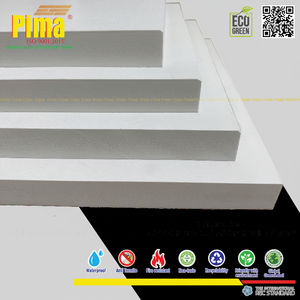 Lámina de Espuma de PVC WPC Blanca Resistente de 25 mm de Espesor, Densidad de 0.6 G/cm3, Polivinilo Expandido para Construcción de Paredes y Muebles, Código HS - Product Image 1