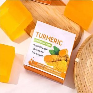 สบู่ทำความสะอาดธรรมชาติทำมือ 150 กรัม สบู่ขมิ้นจากเวียดนาม ขายส่ง - Product Image 3