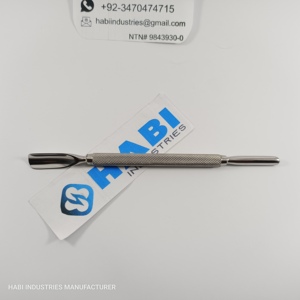 Stainless Steel Nail Cuticle Pusher Nipper Double Sided Curved Blade Wide Jaw Opening Dead Skin Push <b>Remover</b> Manicure Nail Care - Product Image 5