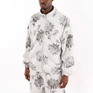 เสื้อแจ็คเก็ตเชอร์ปาขนแกะแบบใหม่ ดีไซน์เองได้ สีพื้น ซิป แขนยาว ทรงหลวม สำหรับผู้ชาย ราคาขายส่ง - Product Image 1