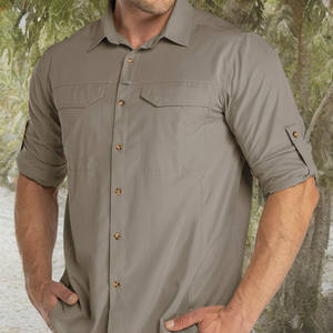 เสื้อเดินป่าสำหรับผู้ชาย ออกกำลังกาย แห้งเร็ว น้ำหนักเบา เสื้อวิ่ง เสื้อเดินป่า 100% โพลีเอสเตอร์ เสื้อเดินป่าสำหรับผู้ชาย - Product Image 6