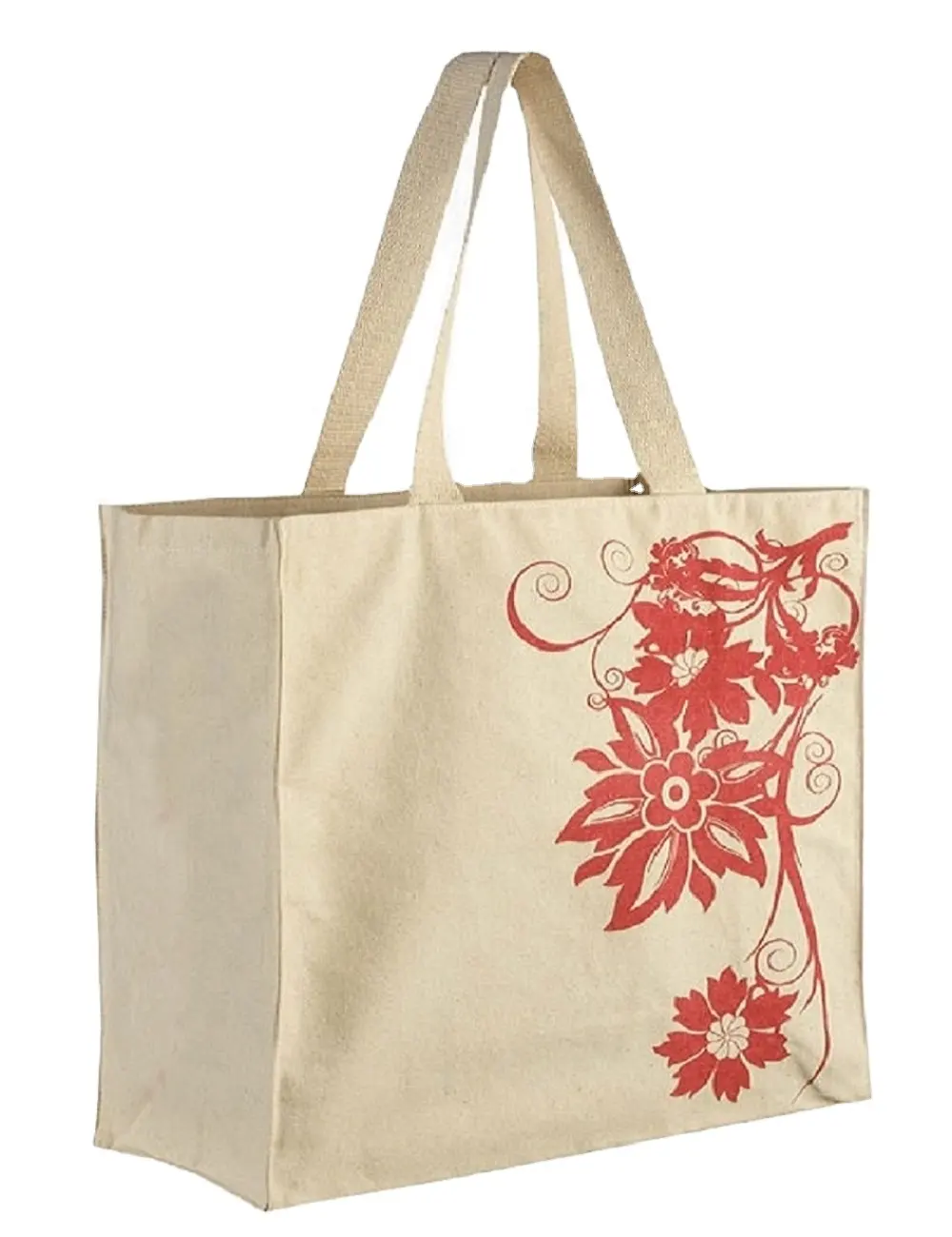 Canvas bag Custom printed recycle cotton tote bag Plain organic cotton canvas tote bag