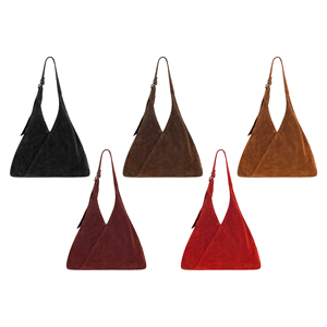 Women's Genuine Cowhide Suede <b>Leather</b> Hobo Shoulder <b>Bag</b> Large Capacity <b>Soft</b> Slouchy Tote <b>Bag</b> Vintage Bohemian Fashion Lady - Product Image 1