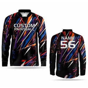Diseños de Primera Calidad, Logotipo Personalizado, Impresión por Sublimación Total, Ligero, Suave, Cómodo, Secado Rápido, Transpirable, Personalizable, Paintball - Product Image 5