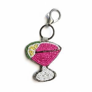 Unique Beaded <b>Key</b> <b>Chain</b> With Stylish Embroidery Cute Seed Beads <b>Key</b> <b>Chain</b> Trendy Bag Accessory - Product Image 6