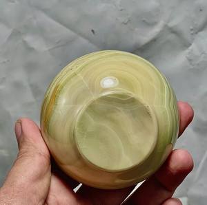 Cuenco de ónix artesanal, cuenco decorativo de piedra, accesorio de mármol de ónix natural hecho a mano, cuenco de piedra pulida de diseño, precio al por mayor - Product Image 2