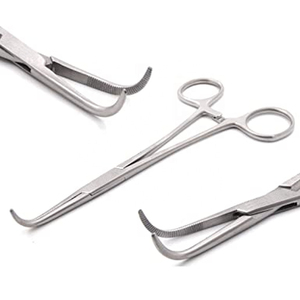 Pinzas Heaney de Acero Inoxidable, Instrumento Quirúrgico, Pinza Curva para Procedimientos Ginecológicos y de Cirugía General - Product Image 6