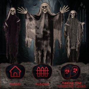 Set di 3 Fantasmi Scheletrici per Decorazioni Spaventose da Esterno per Halloween - Product Image 5