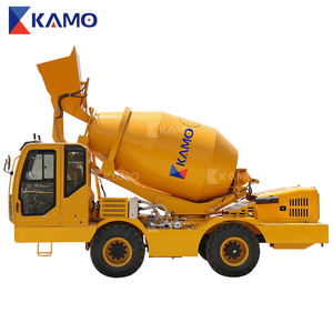 Camion <span class=keywords><strong>malaxeur</strong></span> à béton prêt à l'emploi avec <span class=keywords><strong>godet</strong></span> télescopique, chargement rapide, tambour produisant une mélange fraîche à tout moment et en tout lieu - Product Image 3