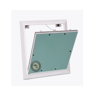 Plaque d'accès dissimulée premium 200x200mm en plaque de plâtre avec cadre en aluminium, porte d'inspection manuelle pour mur et plafond - Product Image 1