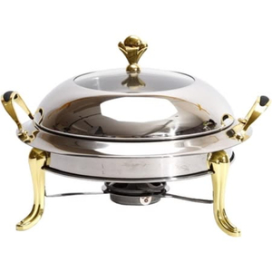Top selling Chafing Dish Home And Restaurant Table Ware Decorative Food Warmer <b>Buffet</b> <b>Server</b> Chaffing Dish Hotels Supplies - Product Image 2