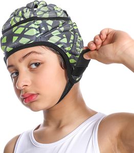 Casquette de rugby rembourrée en EVA pour enfants et jeunes. Casque réglable et respirant pour la boxe, le football américain 7v7, le rugby et l'entraînement. - Product Image 4