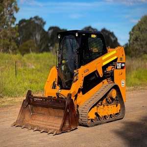 Achetez une chargeuse compacte sur chenilles haute puissance pour travaux de chantier, avec moteur Caterpillar et broyeur intégré. - Product Image 3