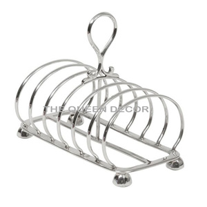 Vintage Silver Plate Toast Rack For Home <b>Kitchen</b> <b>Accessories</b> Metal Toast Rack Tableware Restaurant <b>Kitchen</b> Use - Product Image 1
